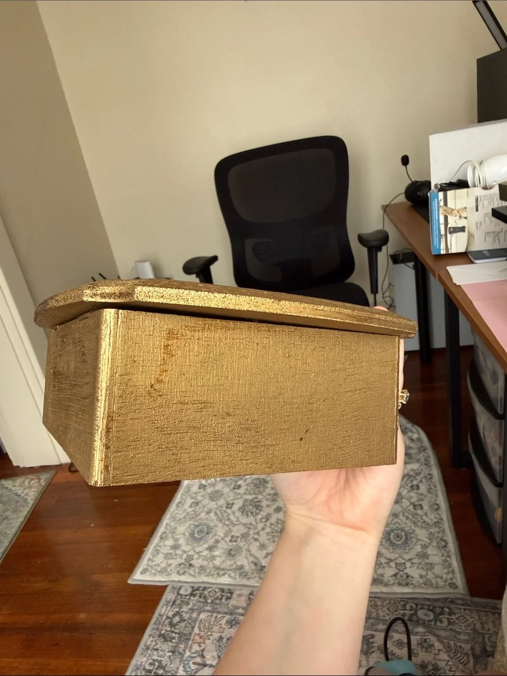 VTG “Twinkle Toes” Louis Jámbor wooden jewelry box